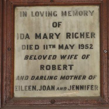 RICHER Ida Mary -1952