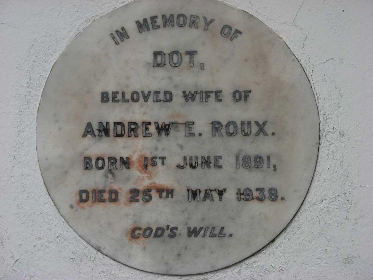 ROUX Andrew E. 1891-1938