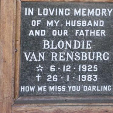 RENSBURG Blondie, van 1925-1983