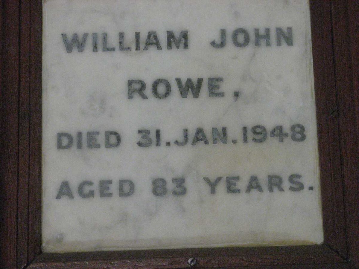 ROWE William John -1948