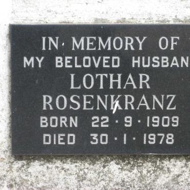 ROSENKRANZ Lothar 1909-1978