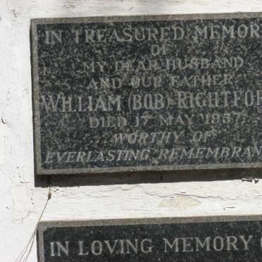 RIGHTFORD William -1937