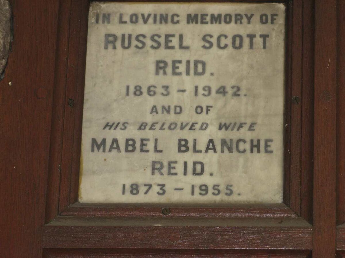REID Russel Scott 1863-1942 &amp; Mabel Blanche 1873-1955