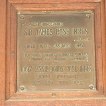 ROSE James, INNES -1942 &amp; Jessie Dodds PRINGLE -1943