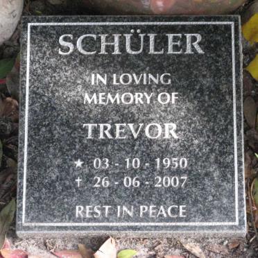 SCHULER Trevor 1950-2007