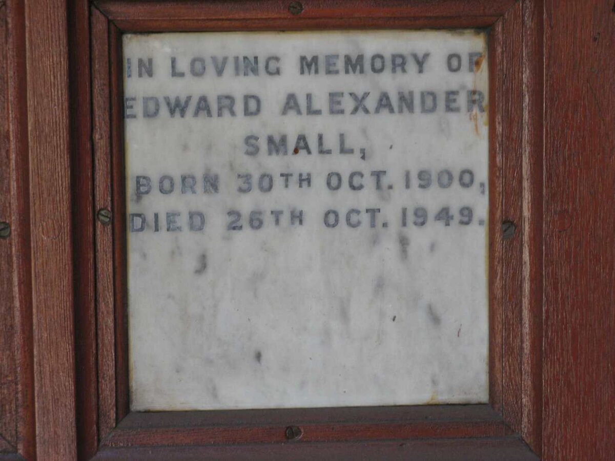 SMALL Edward Alexander 1900-1949