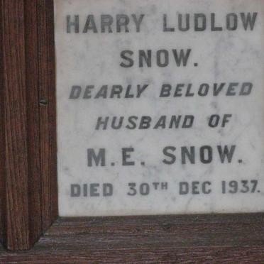 SNOW Harry Ludlow -1937