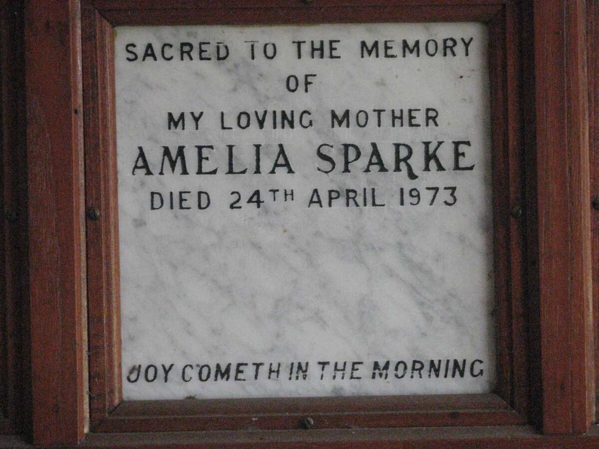 SPARKE Amelia -1973