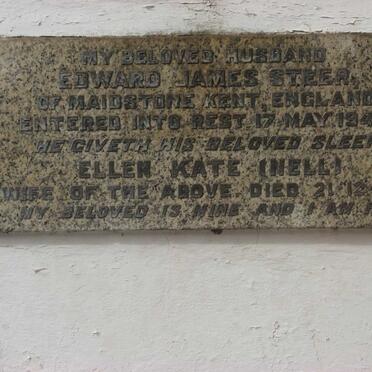 STEER Edward James -1944 &amp; Ellen Kate NELL -1955