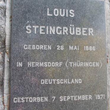 STEINGRUBER Louis 1886-1971
