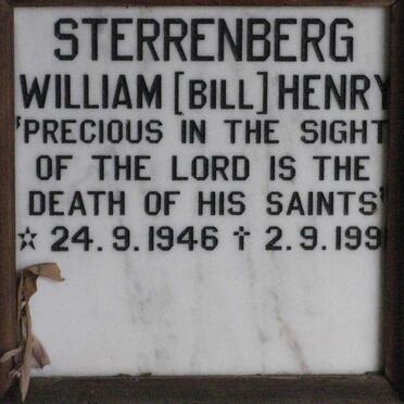 STERRENBERG William Henry 1946-199?