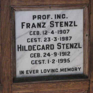 STENZL Franz 1907-1987 &amp; Hildegard 1912-1995