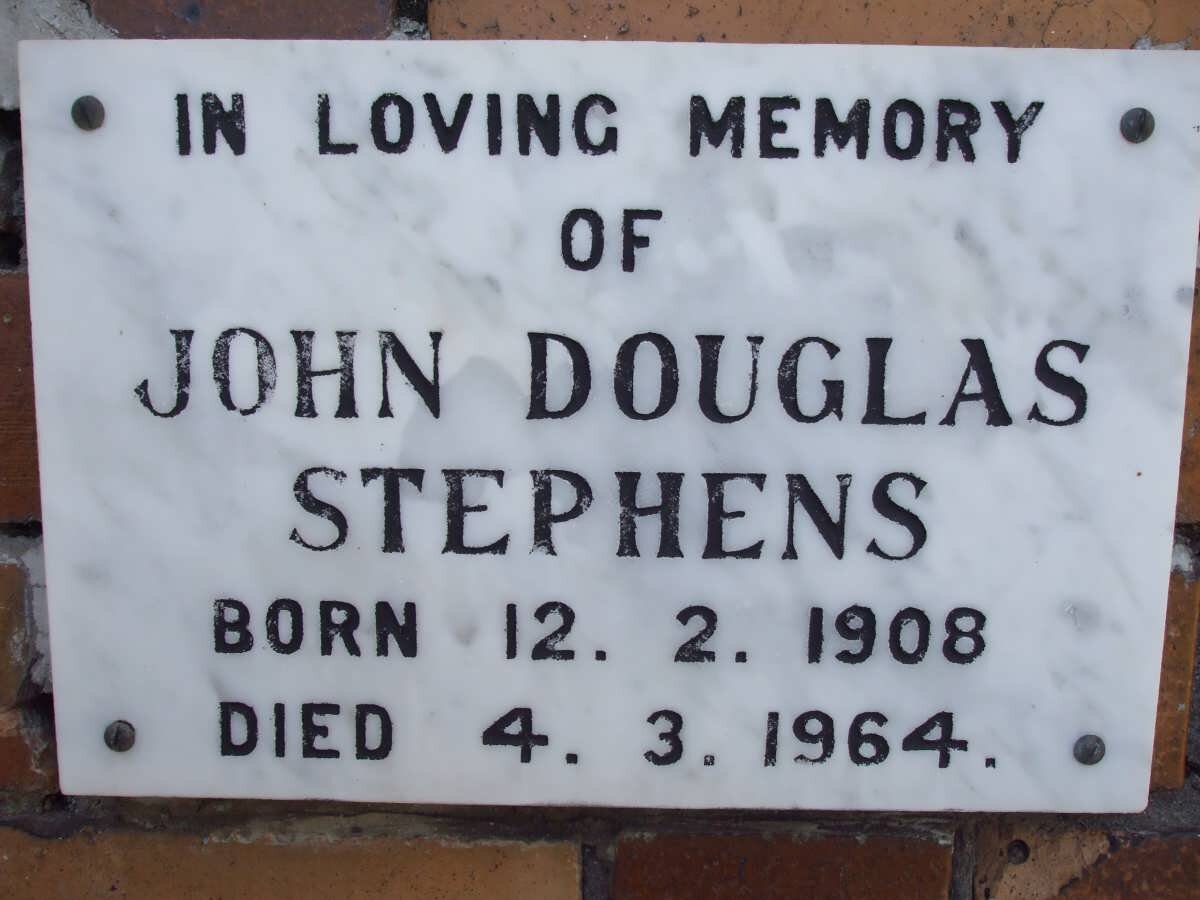 STEPHENS John Douglas 1908-1964