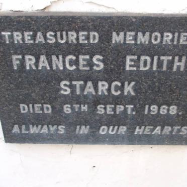 STARCK Frances Edith -1968