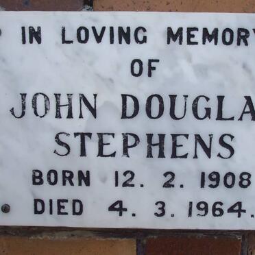 STEPHENS John Douglas 1908-1964