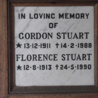 STUART Gordon 1911-1988 &amp; Florence 1913-1990