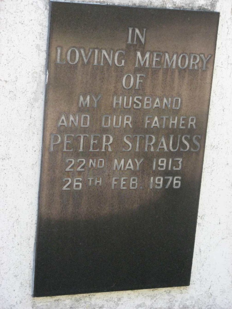 STRAUSS Peter 1913-1976