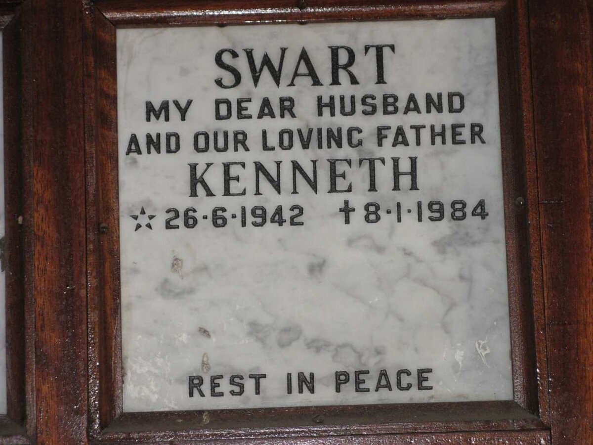 SWART Kenneth 1942-1984
