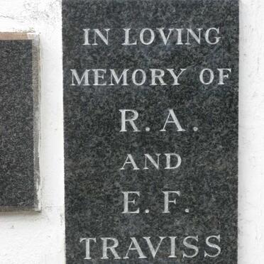 TRAVISS R.A. &amp; E.F.