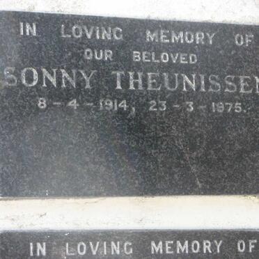 THEUNISSEN Sonny 1914-1975