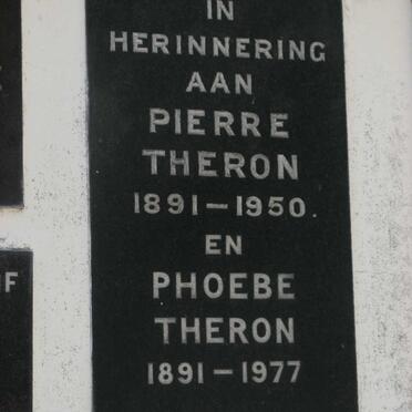 THERON Pierre 1891-1950 &amp; Phoebe 1891-1977