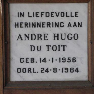 TOIT Andre Hugo, du 1956-1984