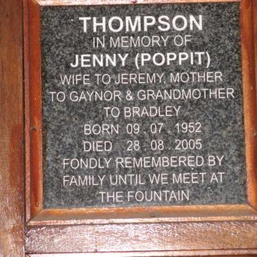 THOMPSON Jenny 1952-2005