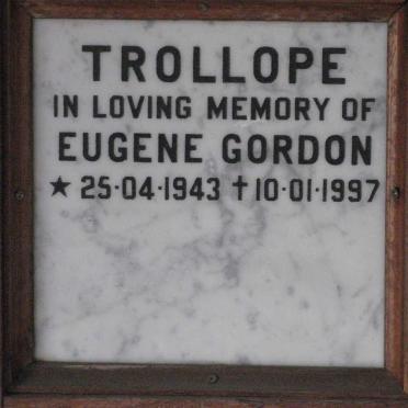 TROLLOPE Eugene Gordon 1943-1997