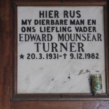 TURNER Edward Mounsear 1931-1982