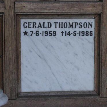 THOMPSON Gerald 1959-1986
