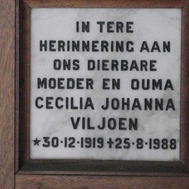 VILJOEN Cecilia Johanna 1919-1988
