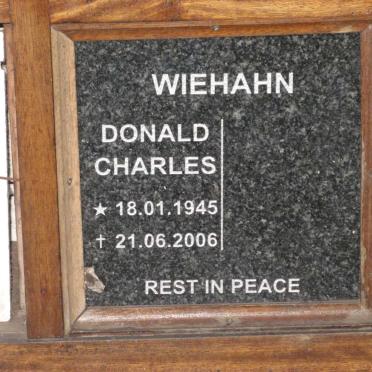 WIEHAHN Donald Charles 1945-2006