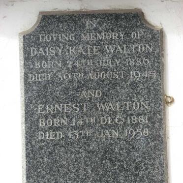 WALTON Ernest 1881-1958 &amp; Daisy Kate 1886-1945