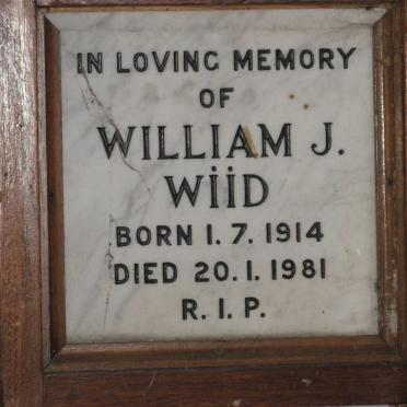 WIID William J. 1914-1981