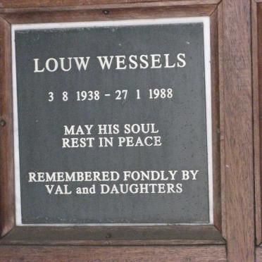 WESSELS Louw 1938-1988