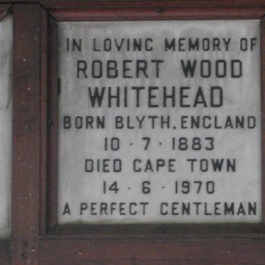 WHITEHEAD Robert Wood 1883-1970