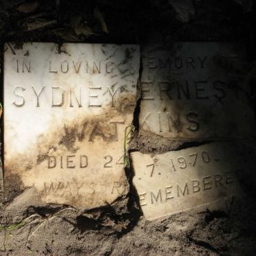 WATKINS Sydney Ernest -1970