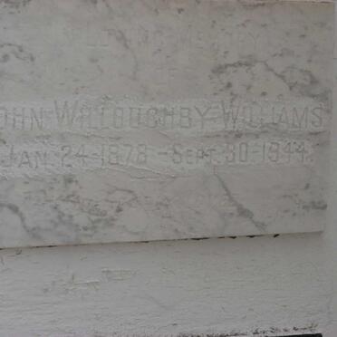 WILLIAMS John Willoughby 1878-1944