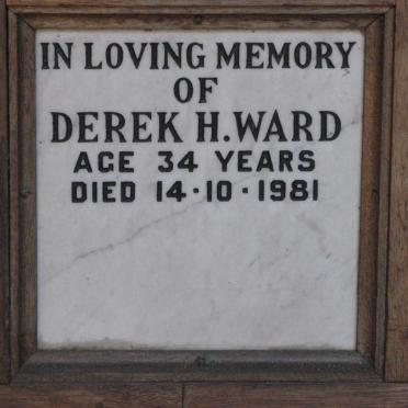 WARD Derek H. -1981