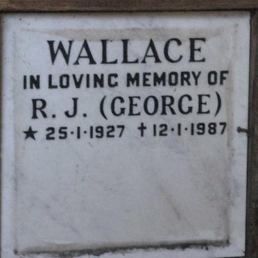 WALLACE R.J. 1927-1987