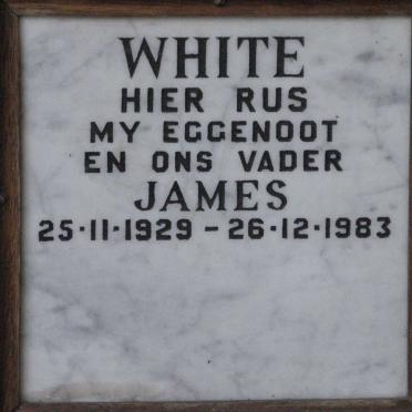 WHITE James 1929-1983