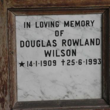 WILSON Douglas Rowland 1909-1993