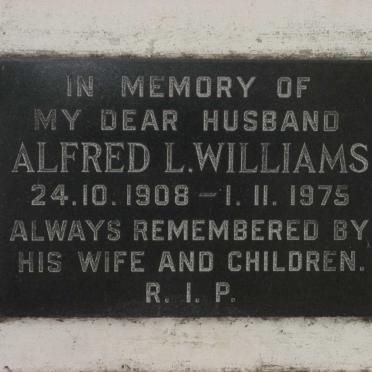 WILLIAMS Alfred L. 1908-1975