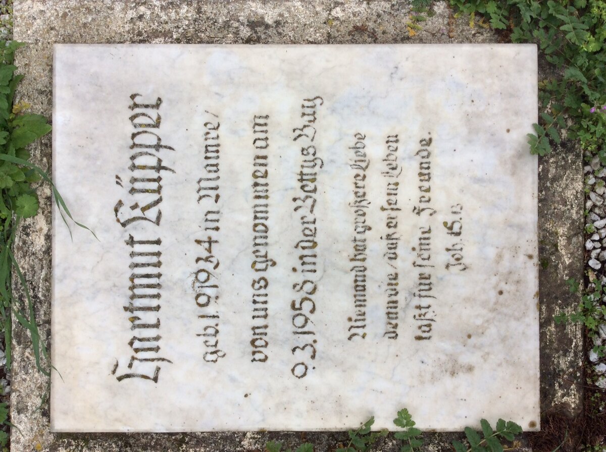 KUPPER Hartmut 1934-1958