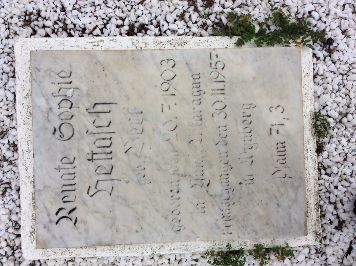 HETTASCH Renate Sophie nee BERF 1903-1957