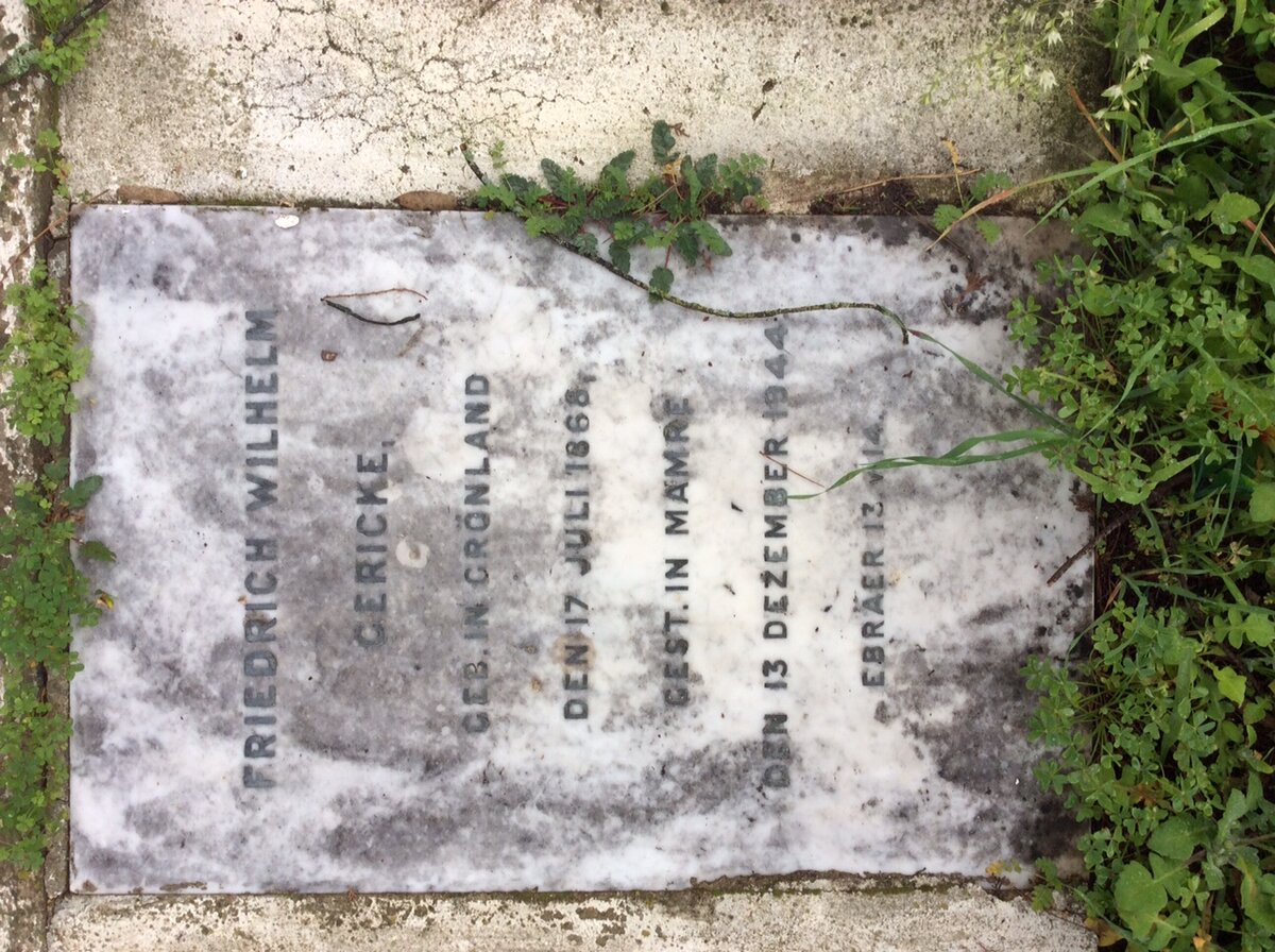 GERICKE Friedrich Wilhelm 1868-1944