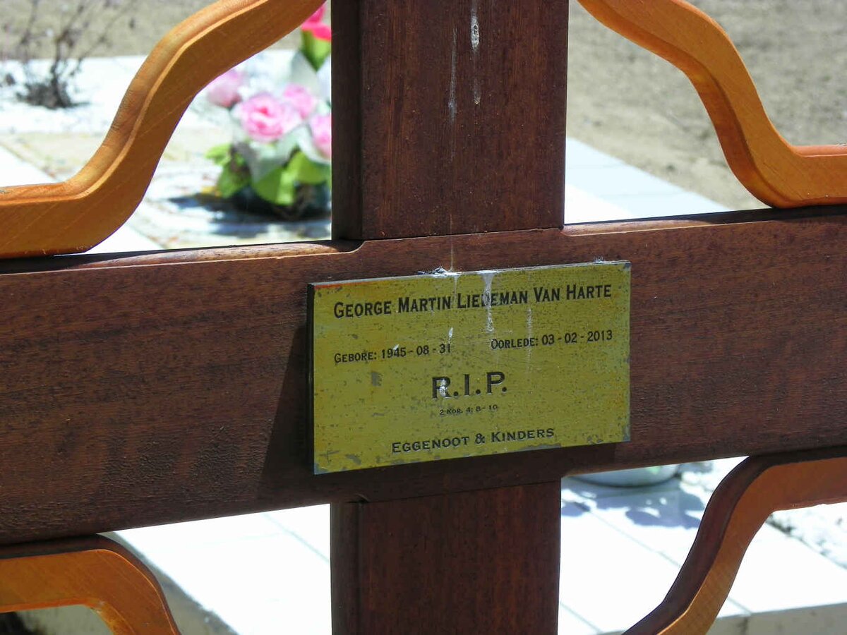 HARTE George Martin Liedeman, van 1945-2013