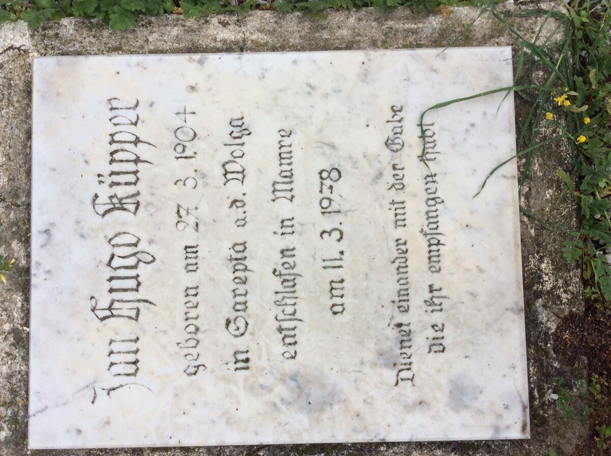 KUPPER Jan Hugo 1904-1978