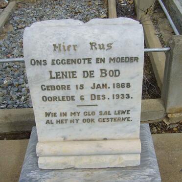 BOD Lenie, de 1868-1933