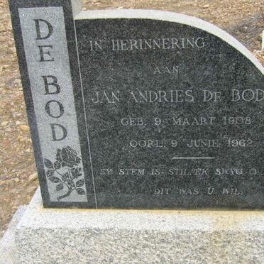 BOD Jan Andries, de 1908-1962